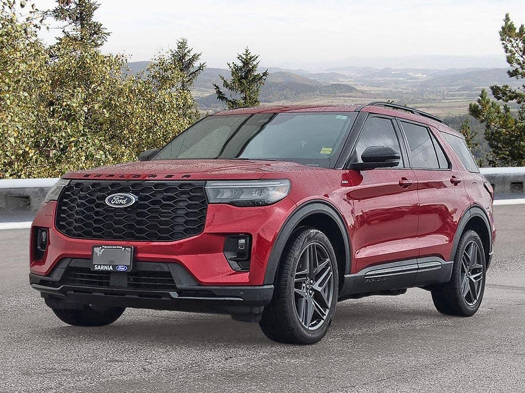 RAPID RED MET TINTED CC 2025 Ford Explorer SUV / Crossover All-Wheel Drive Automatic