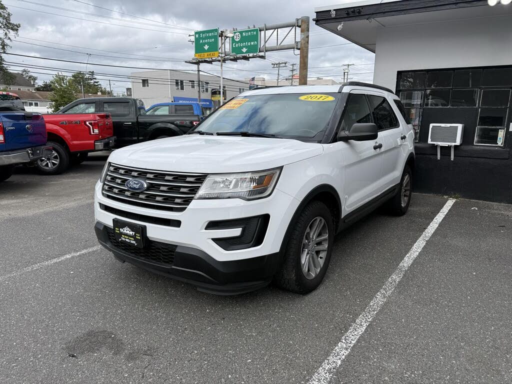 White 2017 Ford Explorer SUV / Crossover All-Wheel Drive Automatic