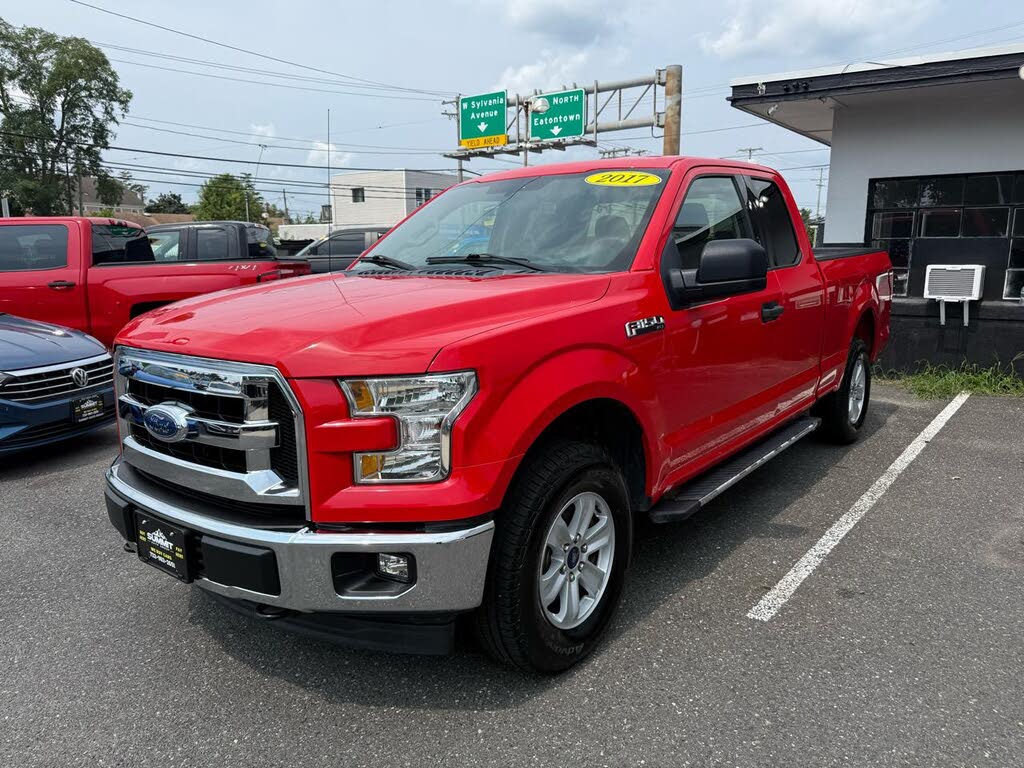 Red 2017 Ford F-150 Pickup Truck Four-Wheel Drive Automatic