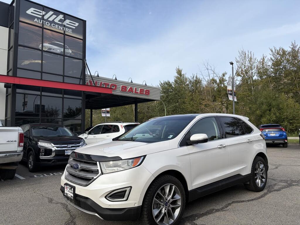 White 2016 Ford Edge SUV / Crossover All-Wheel Drive Automatic