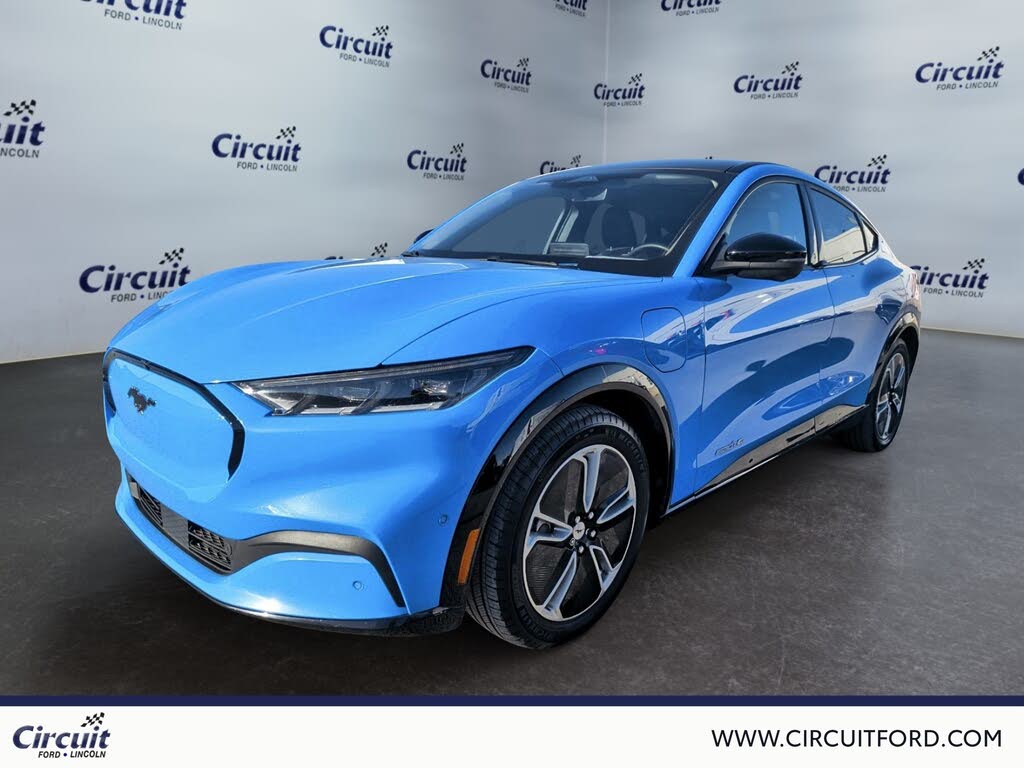 Blue 2023 Ford Mustang Mach-E SUV / Crossover All-Wheel Drive Automatic