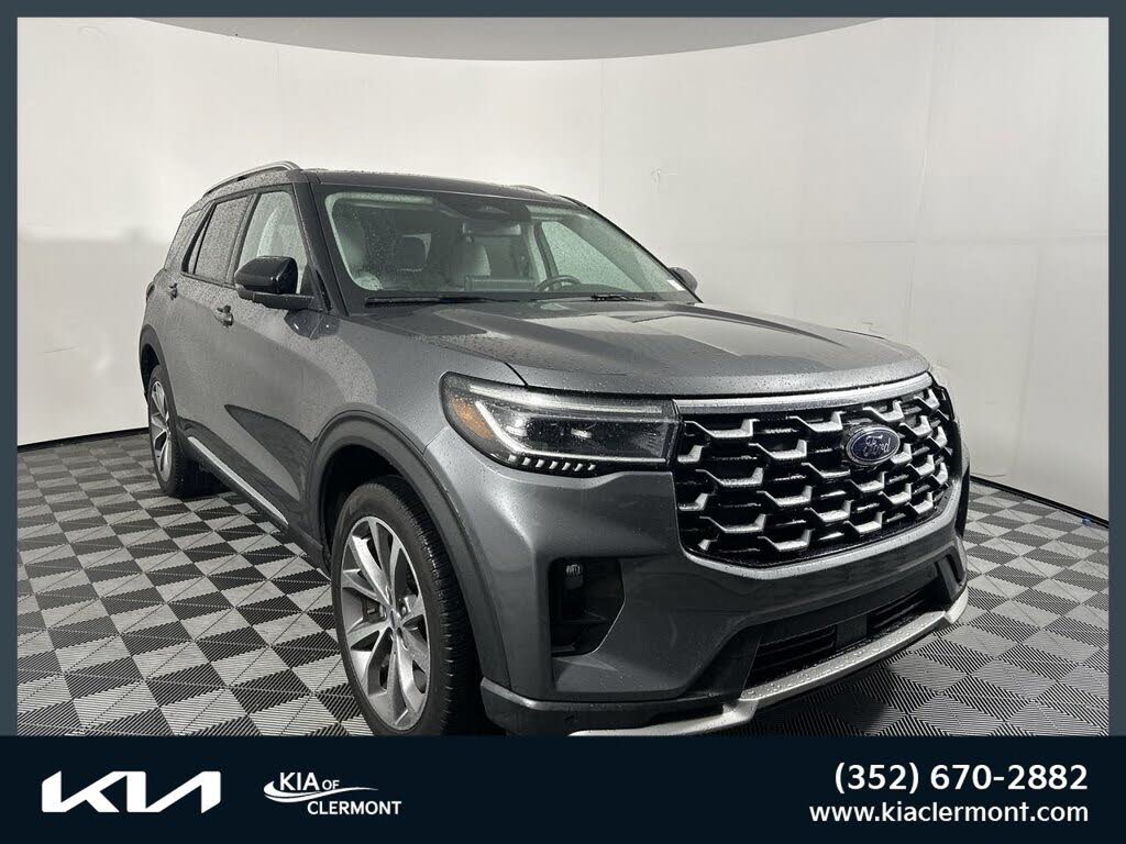 Gray Metallic 2025 Ford Explorer SUV / Crossover All-Wheel Drive Automatic