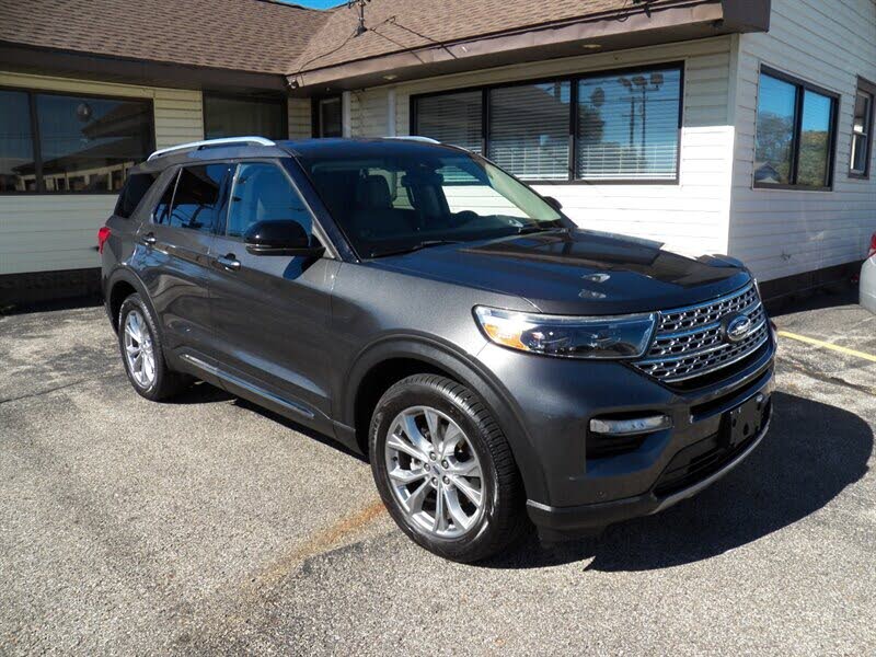 Iconic Silver 2020 Ford Explorer SUV / Crossover All-Wheel Drive Automatic