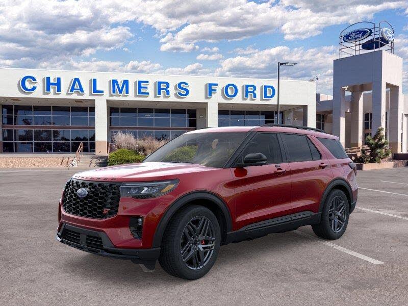 Rapid Red Metallic Tinted Clearcoat 2026 Ford Explorer SUV / Crossover All-Wheel Drive Automatic