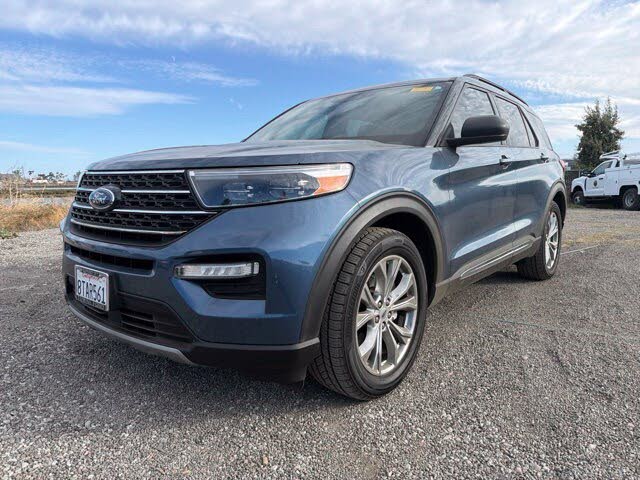 Blue Metallic 2020 Ford Explorer SUV / Crossover Rear-Wheel Drive Automatic