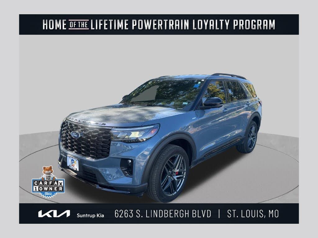 Vapor Blue 2025 Ford Explorer SUV / Crossover All-Wheel Drive Automatic