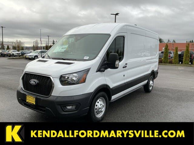 Oxford White 2026 Ford Transit Cargo Van All-Wheel Drive 