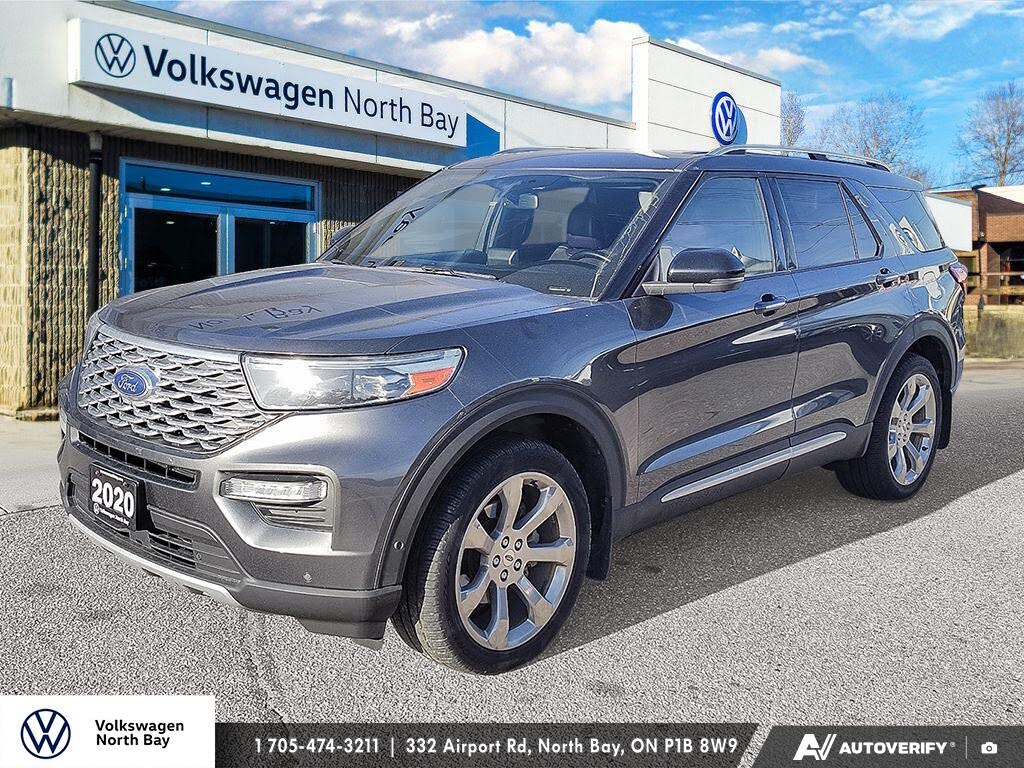 Gray 2020 Ford Explorer SUV / Crossover All-Wheel Drive Automatic