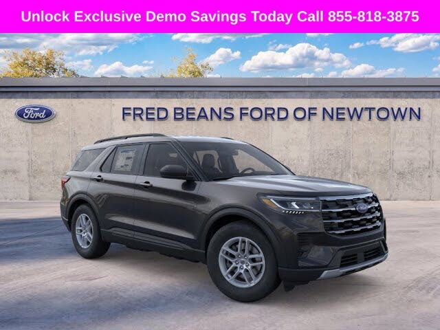 Black Metallic 2026 Ford Explorer SUV / Crossover All-Wheel Drive Automatic