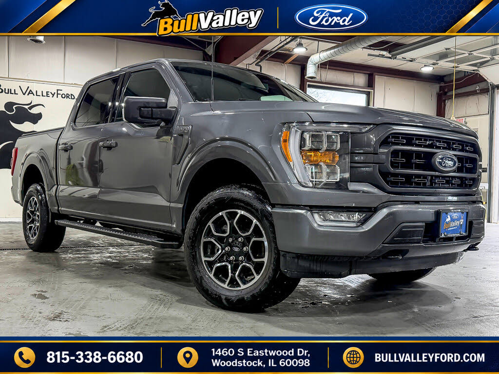Gray Metallic 2023 Ford F-150 Pickup Truck Four-Wheel Drive Automatic