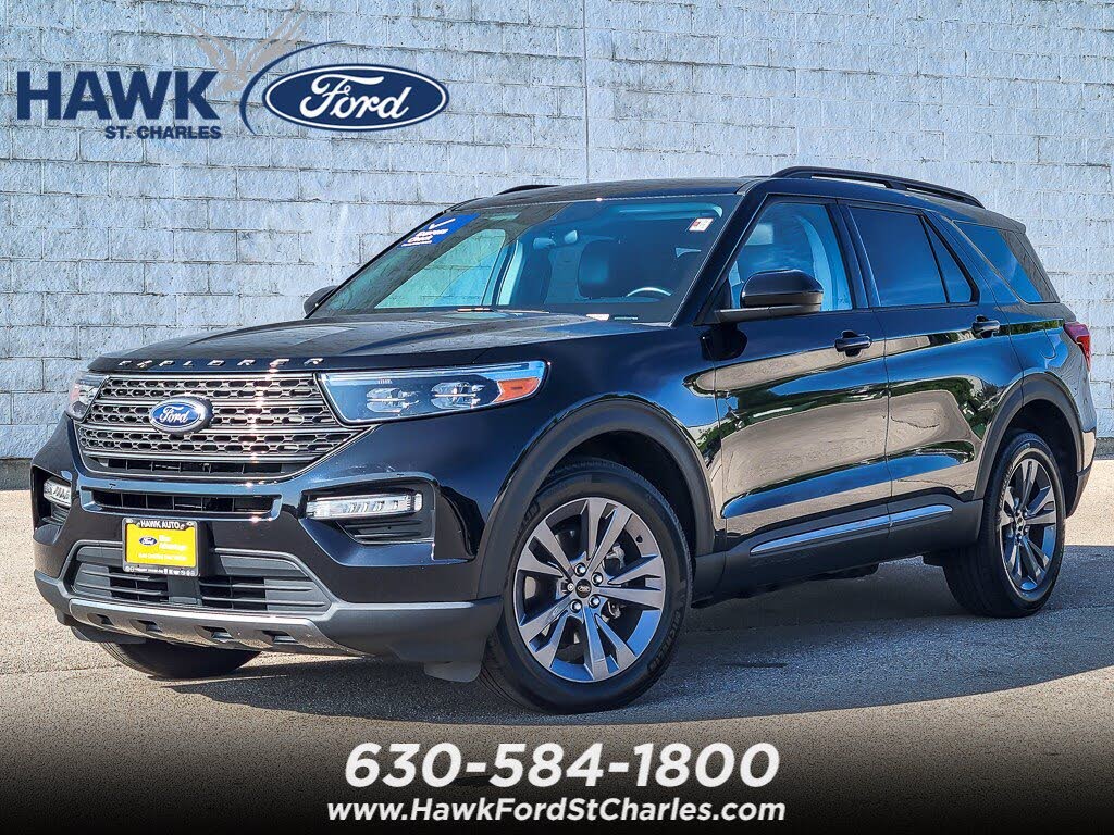 Black 2023 Ford Explorer SUV / Crossover All-Wheel Drive Automatic