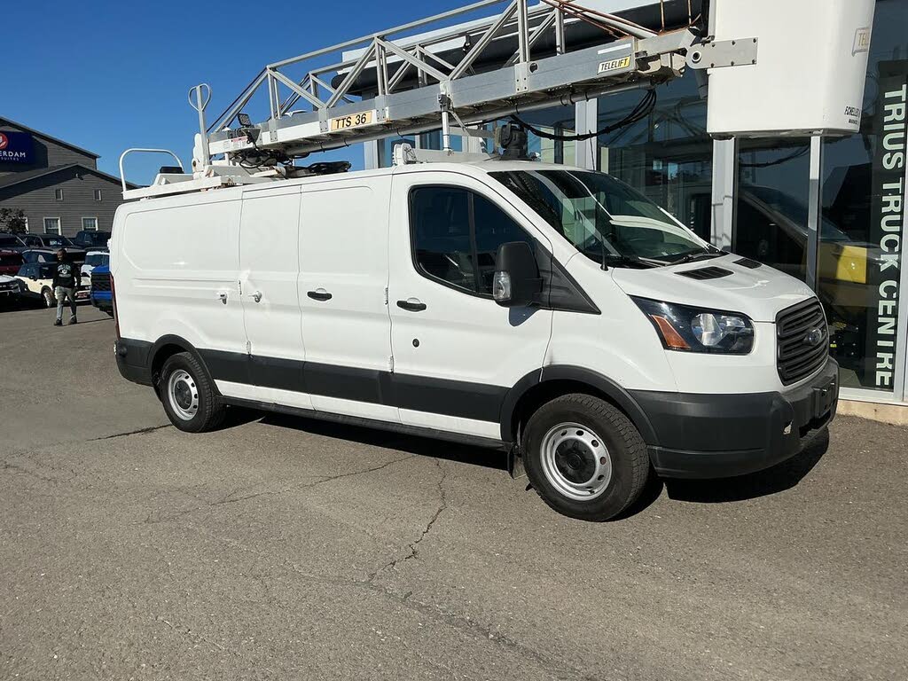 White 2018 Ford Transit Cargo Van Rear-Wheel Drive Automatic