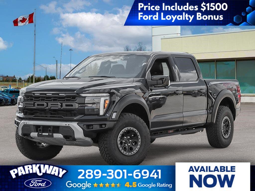 Black 2026 Ford F-150 Pickup Truck Four-Wheel Drive Automatic