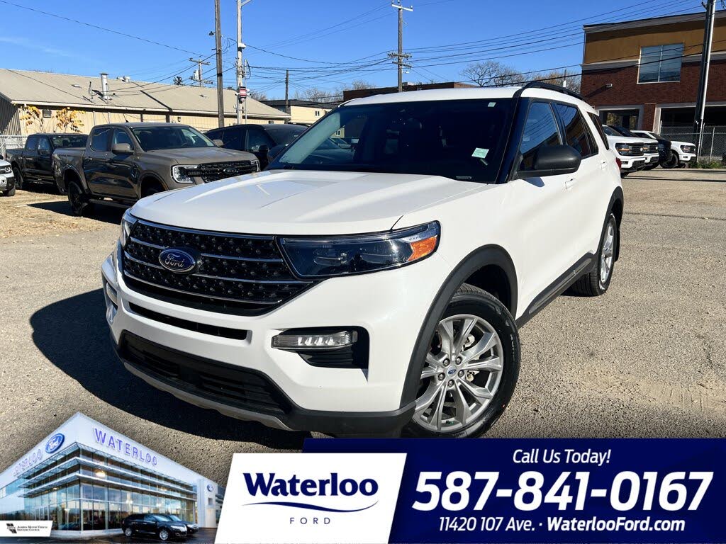 White 2023 Ford Explorer SUV / Crossover All-Wheel Drive Automatic