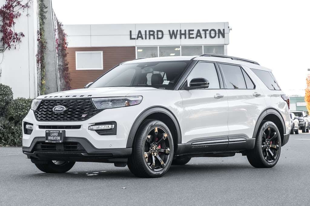 White 2020 Ford Explorer SUV / Crossover All-Wheel Drive Automatic