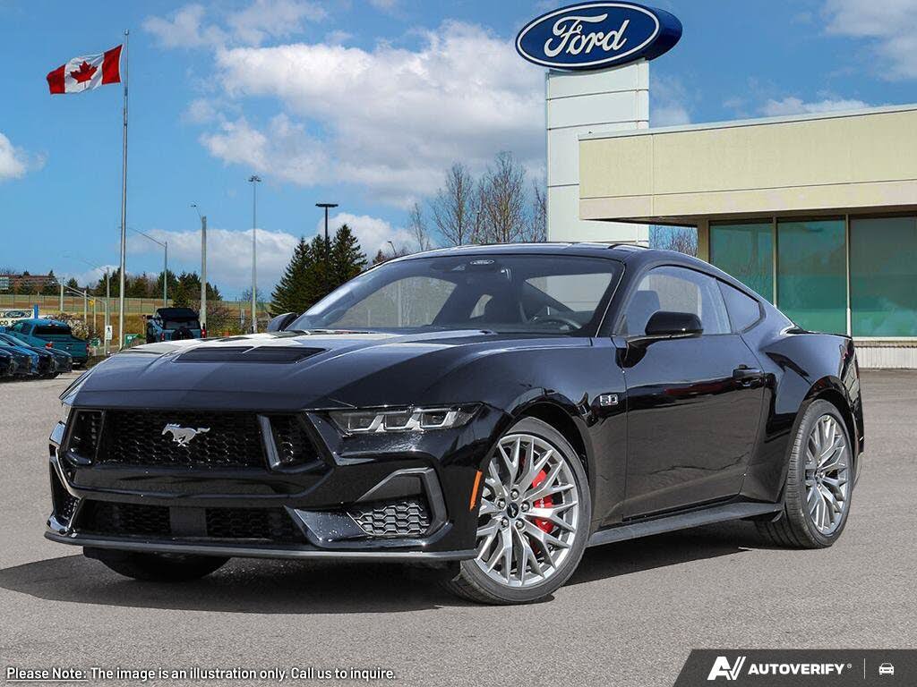 Black 2026 Ford Mustang Coupe Rear-Wheel Drive Manual