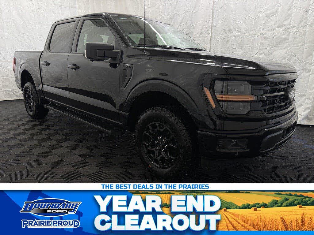 Black 2026 Ford F-150 Pickup Truck Four-Wheel Drive Automatic