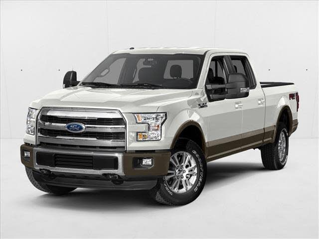 White Platinum Metallic Tri-Coat 2017 Ford F-150 Pickup Truck Four-Wheel Drive Automatic