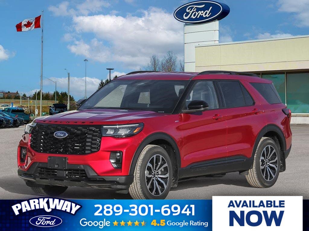 Red 2026 Ford Explorer SUV / Crossover All-Wheel Drive Automatic