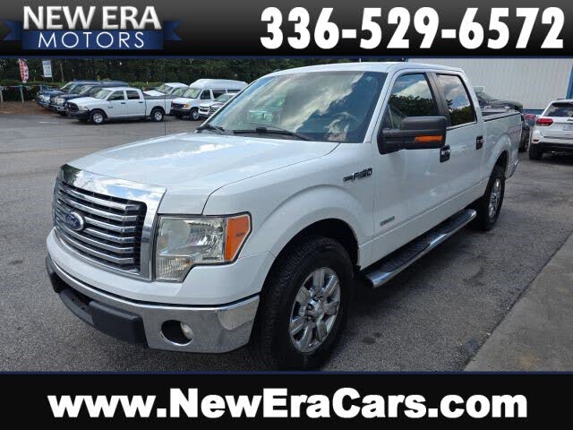 White 2012 Ford F-150 Pickup Truck 4X2 6-Speed Automatic