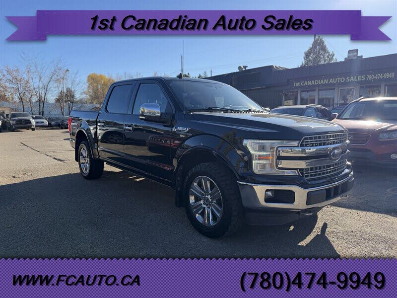 Black 2018 Ford F-150 Pickup Truck Four-Wheel Drive Automatic