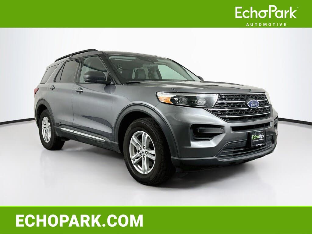 Gray 2022 Ford Explorer SUV / Crossover Rear-Wheel Drive Automatic