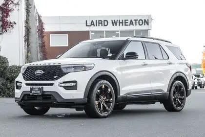 White 2020 Ford Explorer SUV / Crossover All-Wheel Drive Automatic
