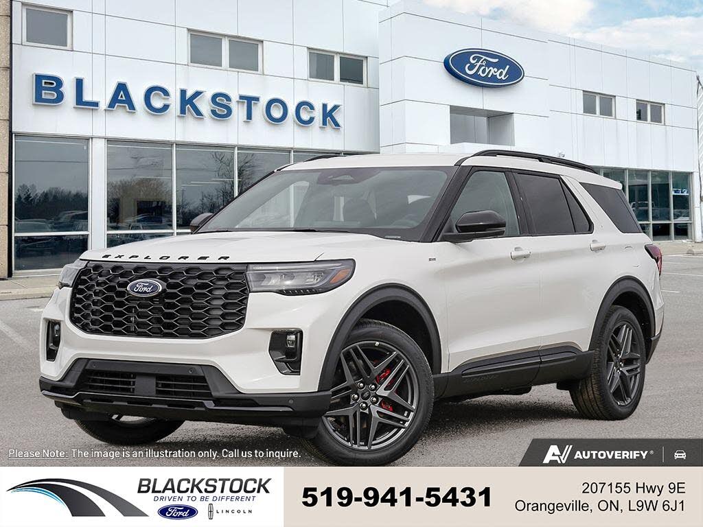 STAR WHITE METALLIC TRI-COAT 2026 Ford Explorer SUV / Crossover All-Wheel Drive Automatic