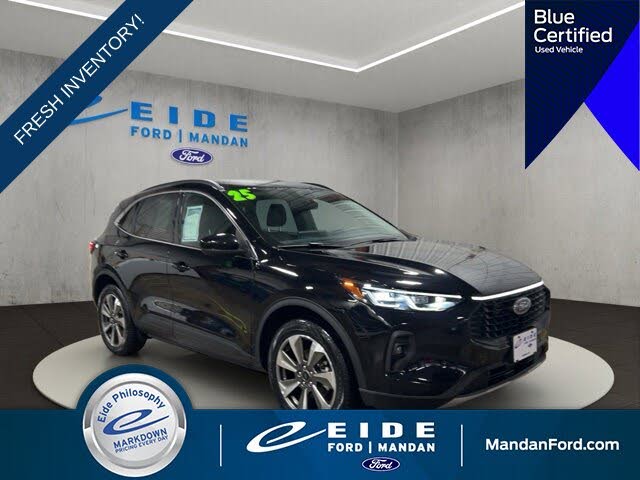Agate Black Metallic 2025 Ford Escape SUV / Crossover All-Wheel Drive 8-Speed Automatic