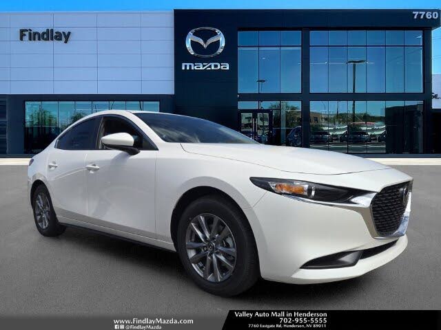 Snowflake White Pearl Mica 2026 Mazda MAZDA3 Sedan Front-Wheel Drive 6-Speed Automatic