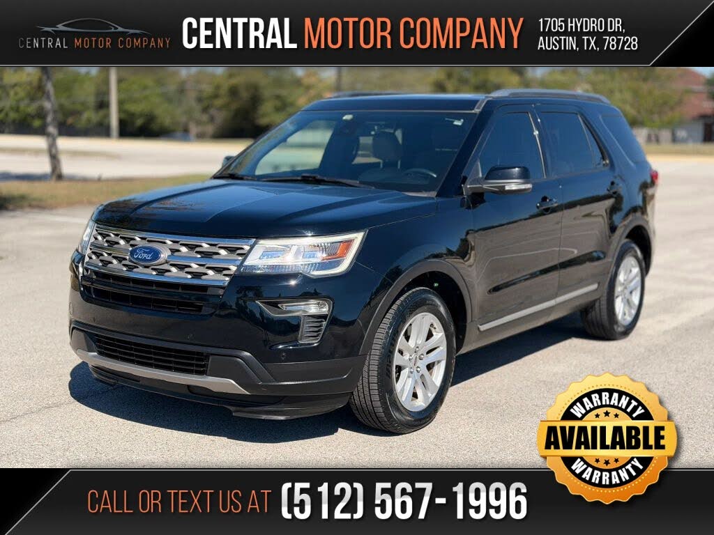 Black 2018 Ford Explorer SUV / Crossover All-Wheel Drive 6-Speed Automatic