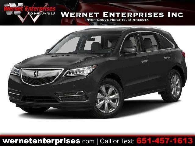 Fathom Blue Pearl 2016 Acura MDX SUV / Crossover All-Wheel Drive 9-Speed Automatic Overdrive