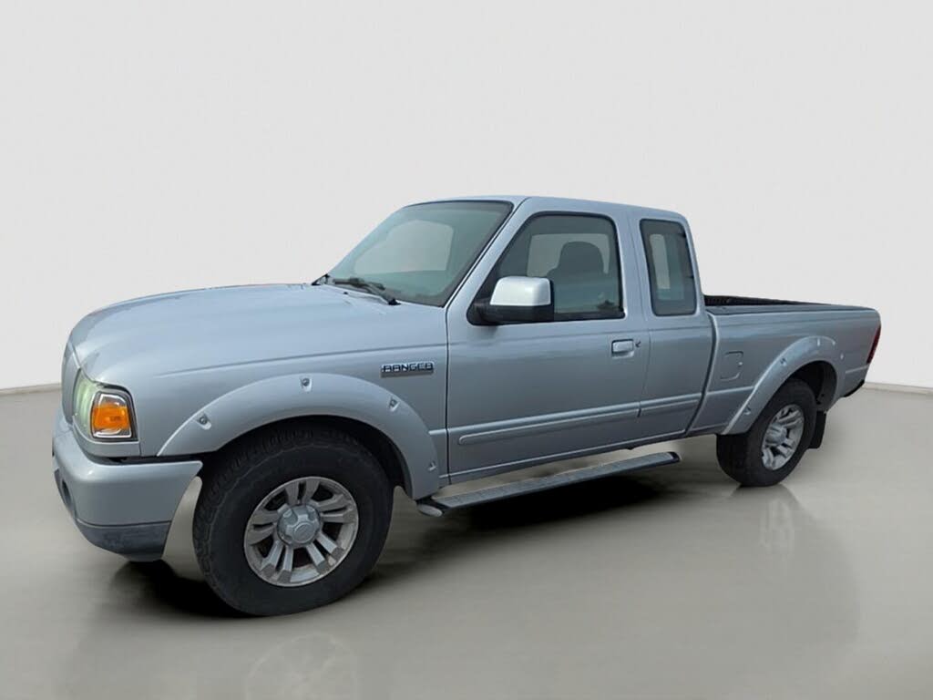Silver 2008 Ford Ranger Pickup Truck Four-Wheel Drive Automatic