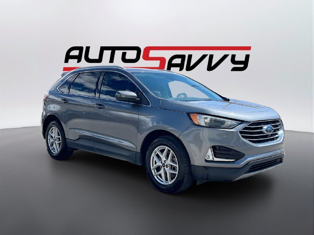 Gray Metallic 2022 Ford Edge SUV / Crossover All-Wheel Drive 8-Speed Automatic