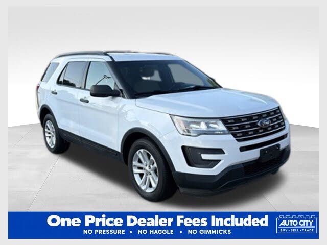 Oxford White 2016 Ford Explorer SUV / Crossover Front-Wheel Drive 6-Speed Automatic