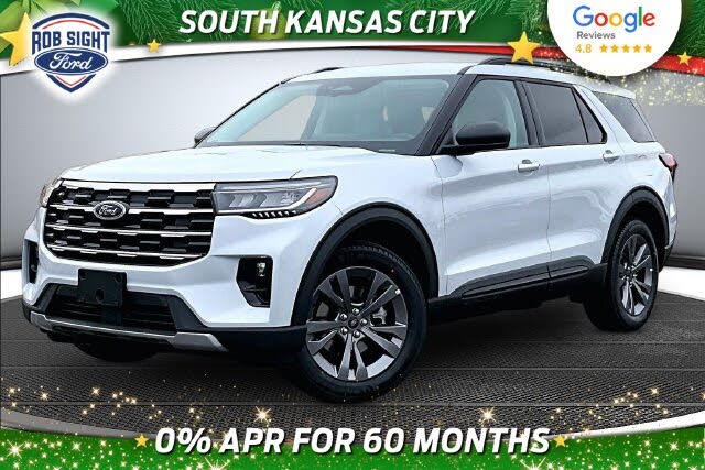 Space White Metallic 2026 Ford Explorer SUV / Crossover All-Wheel Drive Automatic