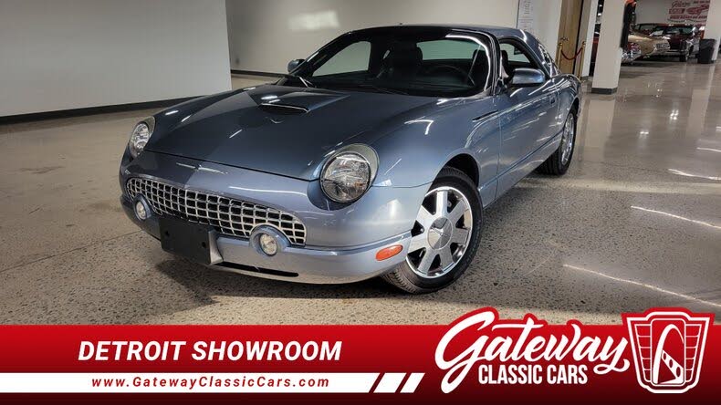 Medium Blue 2005 Ford Thunderbird Convertible Rear-Wheel Drive Automatic