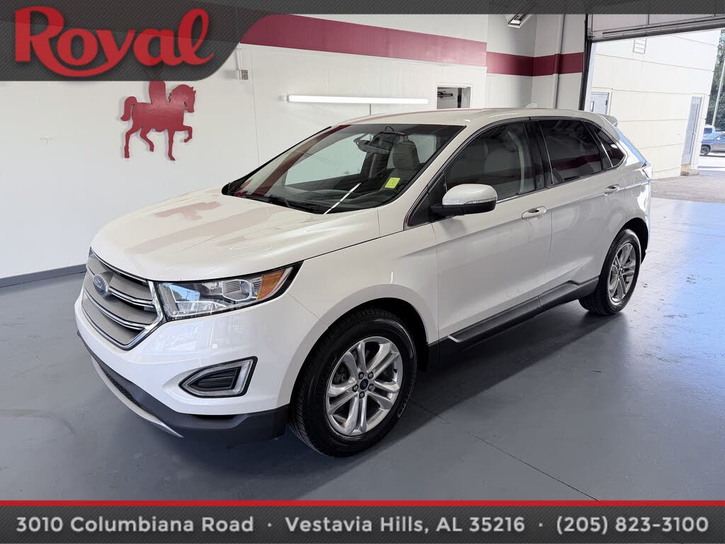 White Platinum Clearcoat Metallic 2016 Ford Edge SUV / Crossover Front-Wheel Drive Automatic