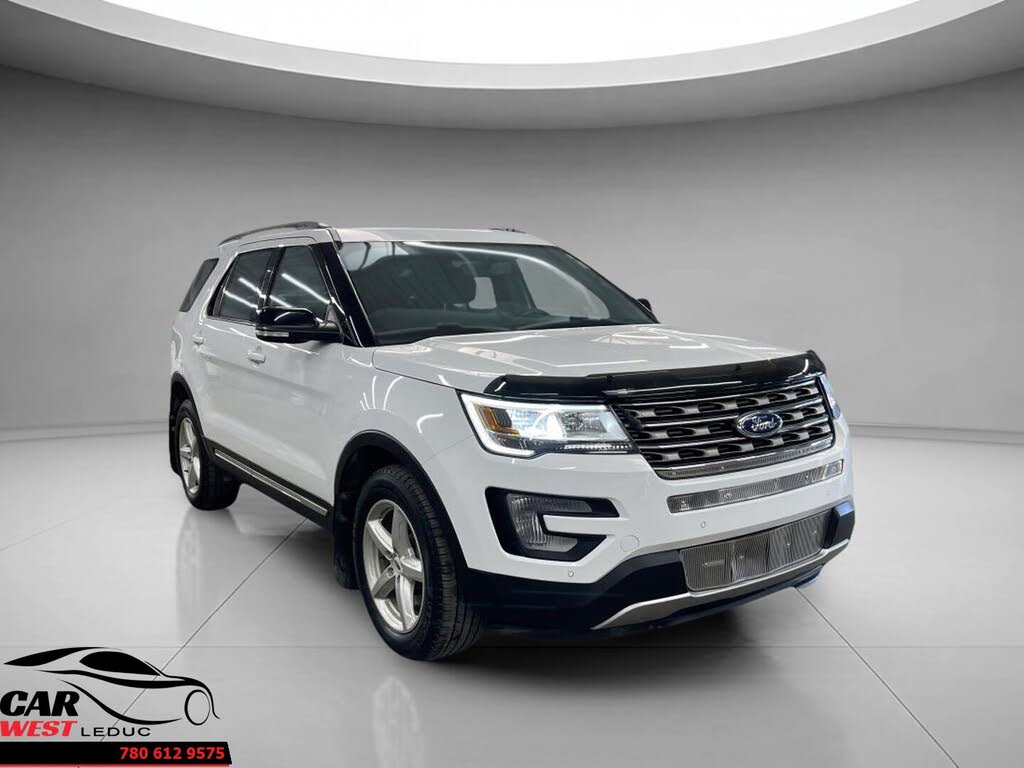 White 2017 Ford Explorer SUV / Crossover All-Wheel Drive Automatic
