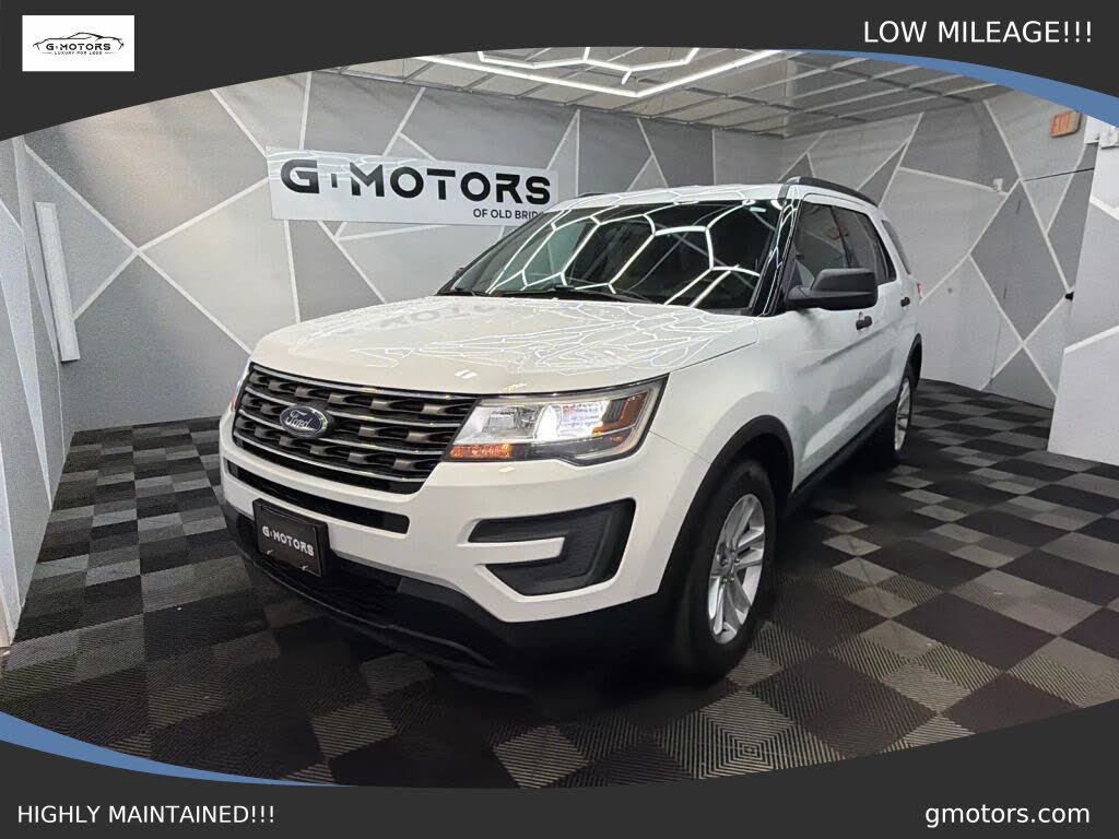 White 2017 Ford Explorer SUV / Crossover All-Wheel Drive 6-Speed Automatic