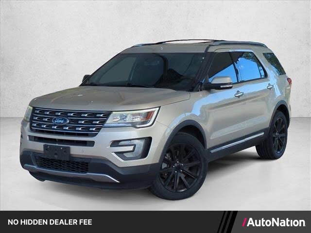 White Gold Metallic 2017 Ford Explorer SUV / Crossover Front-Wheel Drive 6-Speed Automatic