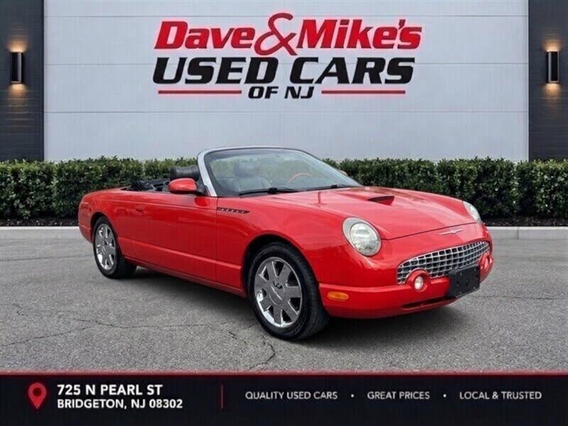 Torch Red Clearcoat 2002 Ford Thunderbird Convertible Rear-Wheel Drive Automatic