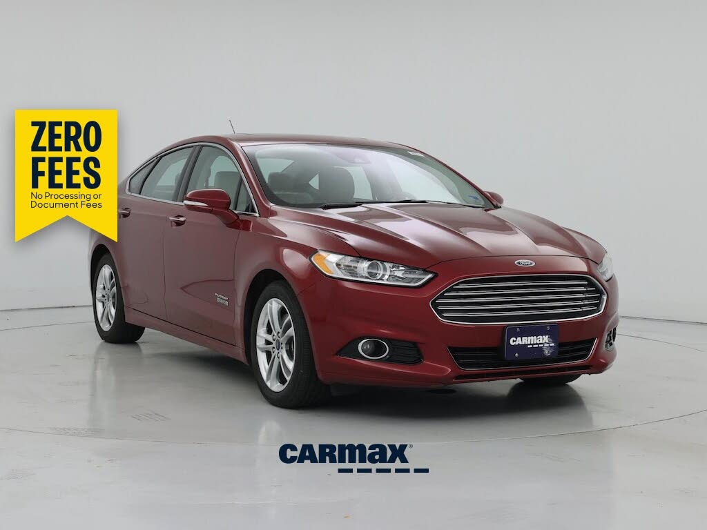 Red 2015 Ford Fusion Energi Sedan Front-Wheel Drive Automatic