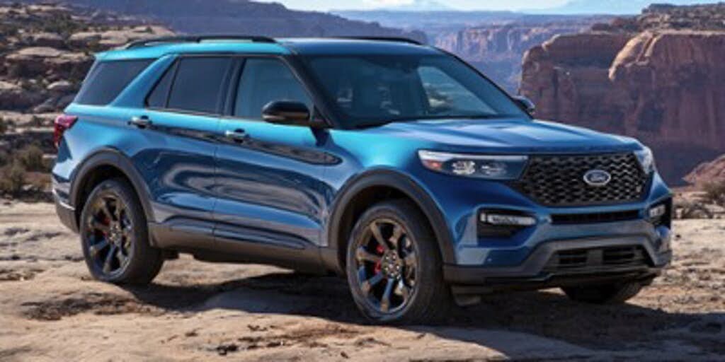 White 2020 Ford Explorer SUV / Crossover All-Wheel Drive Automatic