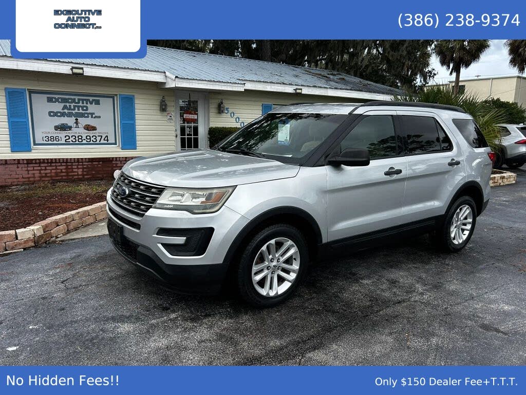 Silver 2016 Ford Explorer SUV / Crossover All-Wheel Drive 6-Speed Automatic