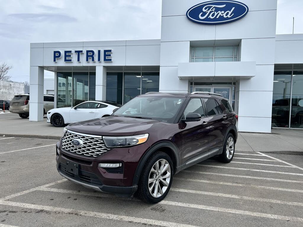 Red (BURGUNDY VELVET MET TINTED CC) 2022 Ford Explorer SUV / Crossover All-Wheel Drive Automatic