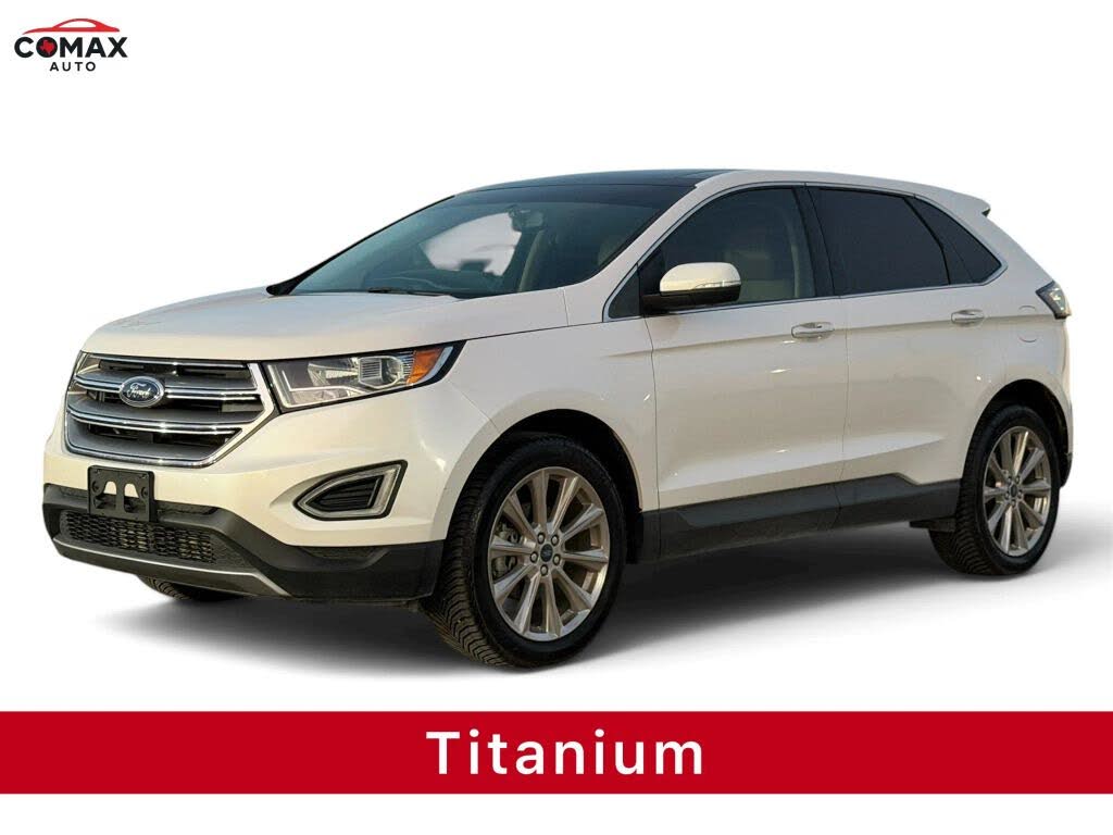 White 2017 Ford Edge SUV / Crossover Front-Wheel Drive 6-Speed Automatic