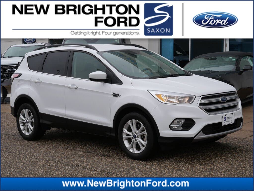 White 2018 Ford Escape SUV / Crossover Front-Wheel Drive Automatic