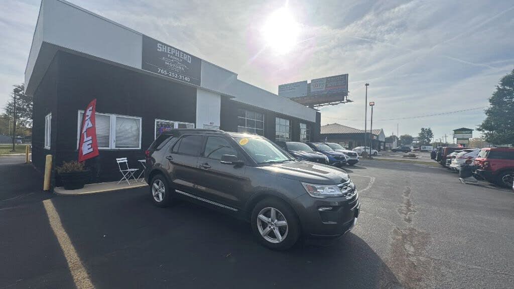 Gray 2018 Ford Explorer SUV / Crossover Front-Wheel Drive 6-Speed Automatic