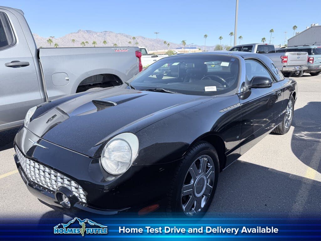 Black 2004 Ford Thunderbird Convertible Rear-Wheel Drive Automatic
